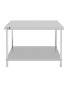MESA DE TRABAJO ACERO INOXIDABLE 120X70X85CM CHEF PRO 2