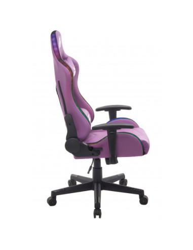 SILLA GAMING RGB SERIE FENRIR VIOLETA CROMAD