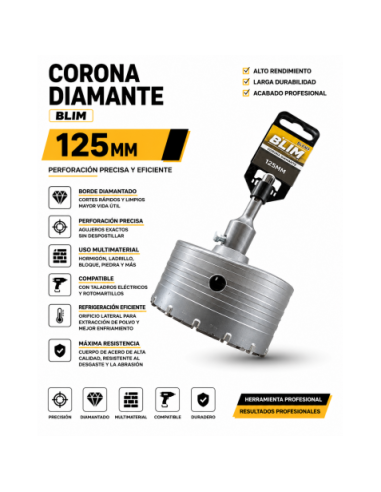 CORONA DIAMANTE 125 MM BLIM