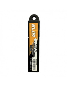 PACK 10 CUCHILLAS RECAMBIO PARA CUTTERS 18 MM BLIM 2
