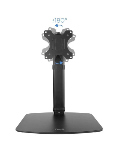 SOPORTE DE MESA TV MONITOR TOOQ REG.ALTURA GIR. INCL. 17-27 BLACK