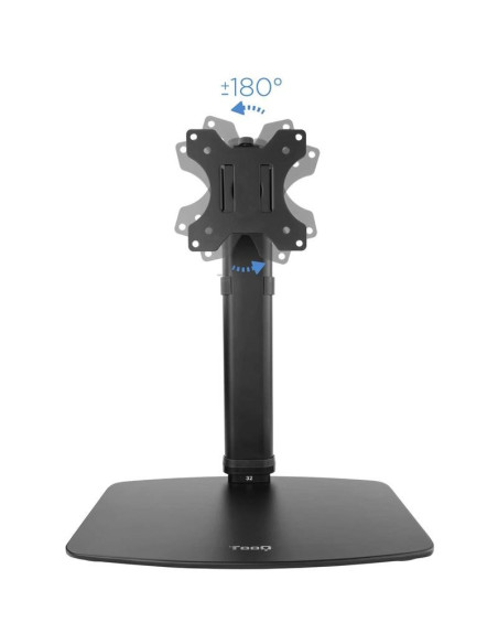 SOPORTE DE MESA TV MONITOR TOOQ REG.ALTURA GIR. INCL. 17-27 BLACK
