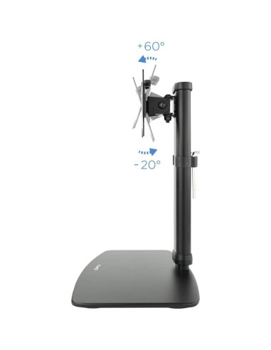 SOPORTE DE MESA TV MONITOR TOOQ REG.ALTURA GIR. INCL. 17-27 BLACK
