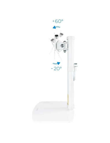 SOPORTE DE MESA TV MONITOR TOOQ REG.ALTURA GIR. INCL. 17-27 WHITE