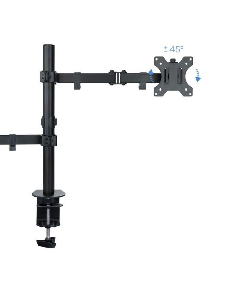 SOPORTE DE MESA MONITOR/PORTATIL TOOQ DB1200TN-B 13-32 2 BRAZOS BLACK