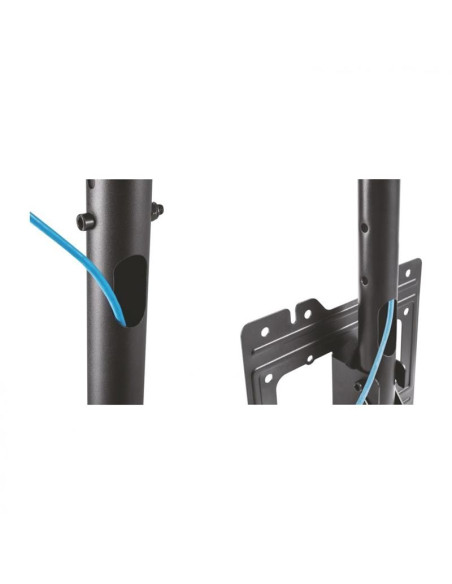SOPORTE MONITOR AISENS TECHO 23-43 50KG INCLINABLE EXTENSIBLE BLACK