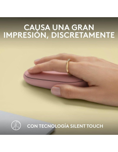 RATON LOGITECH PEBBLE 2 M350S WIRELESS ROSE