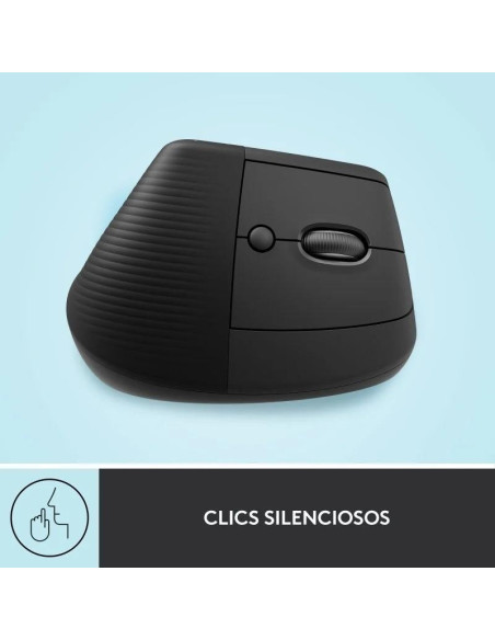 RATON LOGITECH LIFT VERTICAL WIRELESS ERGONOMIC 4000DPI 6 BOTONES BLACK