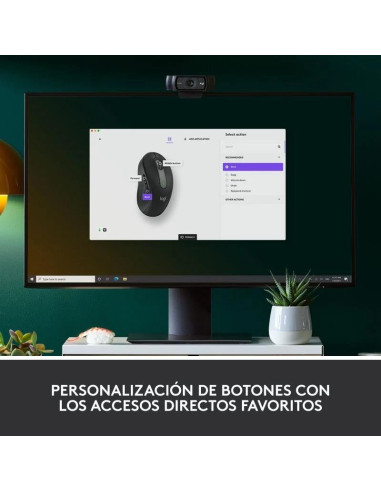 RATON LOGITECH SIGNATURE M650 M WIRELESS BLACK
