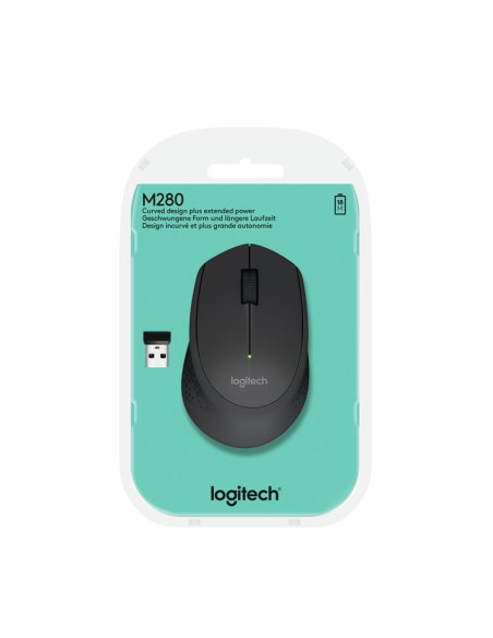 RATON LOGITECH M280 WIRELESS BLACK