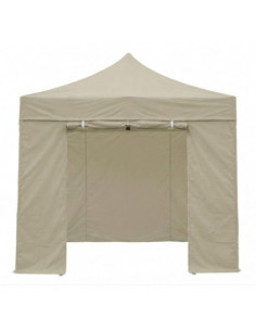 PARED PARA CARPA PLEGABLE ALUMINIO SG0129 CON CREMALLERA BEIGE SUNGARDEN