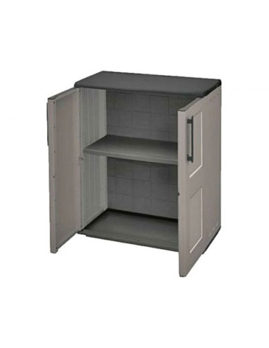 ARMARIO BAJO DE MEDIA ALTURA ESTANTE REGULABLE 680X370X840MM ARTPLAST