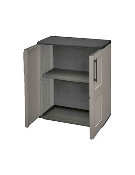 ARMARIO BAJO DE MEDIA ALTURA ESTANTE REGULABLE 680X370X840MM ARTPLAST