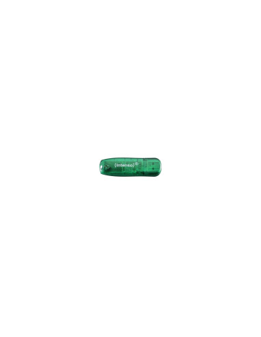 LAPIZ USB 8GB RAINBOW LINE INTENSO VERDE TRANSPARENTE 3502460