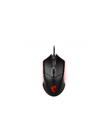 Raton msi clutch gm08 gaming usb tipo-a optico 4200dpi negro