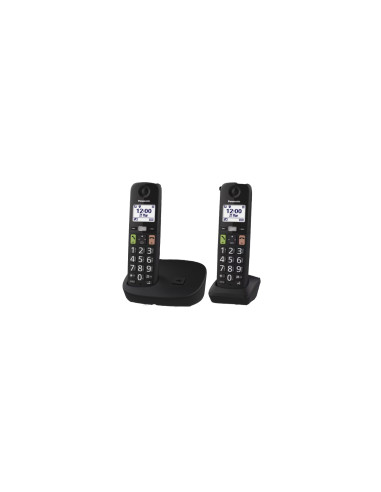 Panasonic KX-TGU112 Teléfono DECT Identificador de llamadas Negro