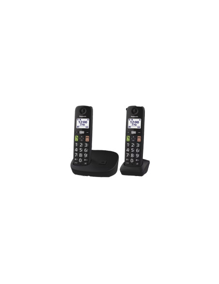 Panasonic KX-TGU112 Teléfono DECT Identificador de llamadas Negro