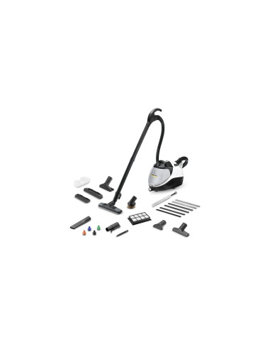 Kärcher SV 7 Limpiador a vapor de cilindro 0,5 L 2200 W Negro, Gris, Blanco