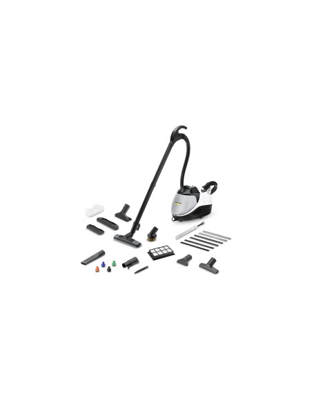 Kärcher SV 7 Limpiador a vapor de cilindro 0,5 L 2200 W Negro, Gris, Blanco
