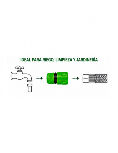 CONECTOR RAPIDO PARA MANGUERA 1/2\" SUNGARDEN