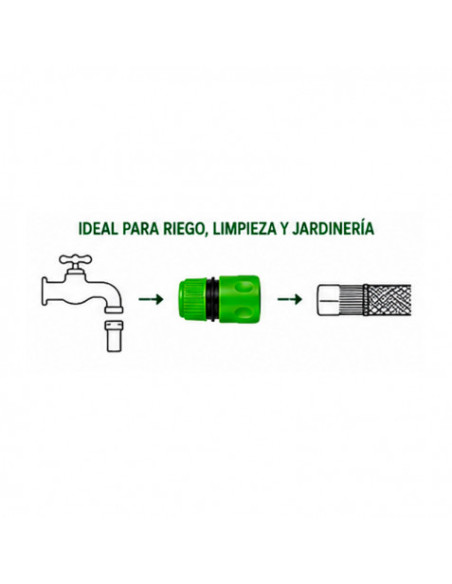 CONECTOR RAPIDO PARA MANGUERA 1/2\" SUNGARDEN