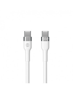 CABLE FLEXIBLE TIPO C A TIPO C 2M 100W FOREVER BLANCO 2