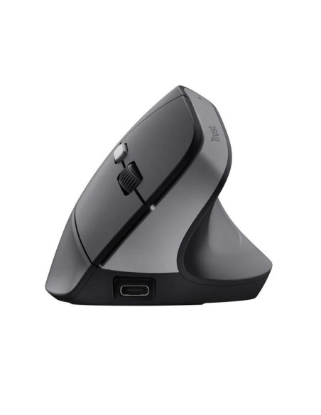 RATON TRUST BAYO II ERGONOMICO ECO 2400 DPI WIRELESS RECARGABLE BLACK