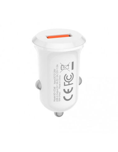 CARGADOR DE MECHERO 18W CC68 BLANCO XO