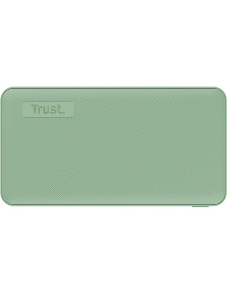 POWERBANK TRUST PRIMO SLIM 10000MAH X2 USB-A + USB-C + MICRO-USB ECO GREEN