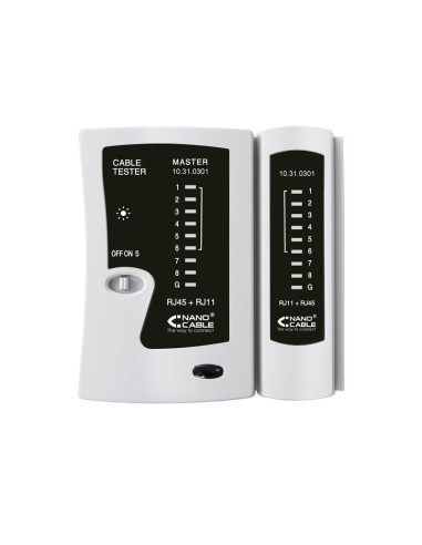 COMPROBADOR CABLES NANOCABLE MULTI RJ11/RJ12/RJ45
