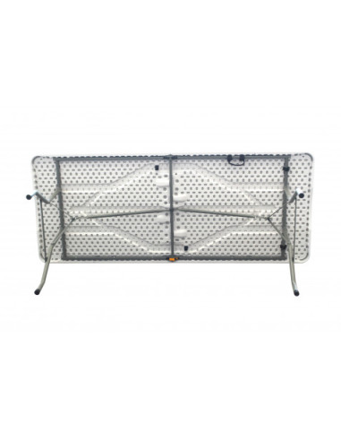 MESA DE RESINA PLEGABLE 152X70X74CM 3.5CM SUNGARDEN