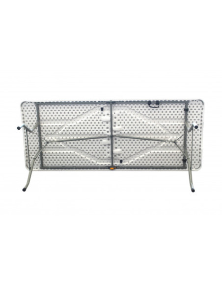 MESA DE RESINA PLEGABLE 152X70X74CM 3.5CM SUNGARDEN