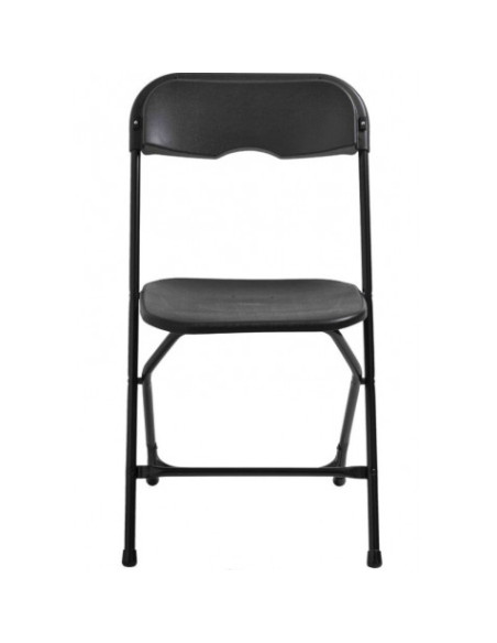 SILLA RESINA PLEGABLE 80X50X45CM NEGRA SUNGARDEN