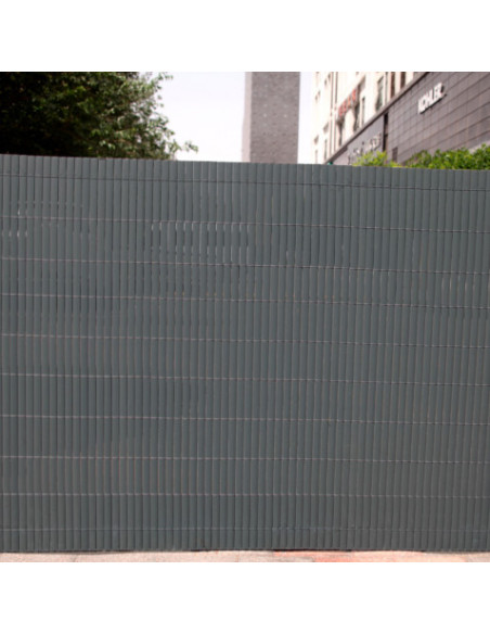 CAÑIZO PLÁSTICO DOBLE CARA 1X3 METROS GRIS OSCURO SUNGARDEN