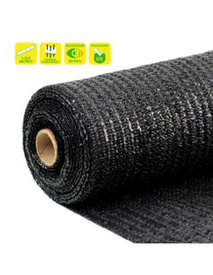 MALLA DE SOMBREO NEGRA 1.5X5 METROS SUNGARDEN
