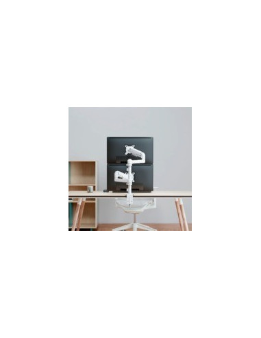 SOPORTE DE MESA TV/MONITOR AISENS 17 - 32 2 BRAZOS GIRATORIO/INCLINABLE HASTA 9KG WHITE