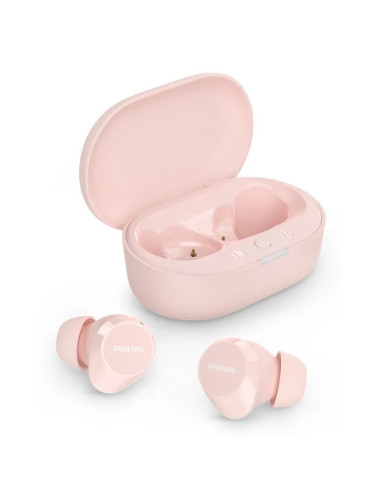 AURICULARES + MICROFONO PHILIPS TAT1209PK WIRELESS 6H ROSE