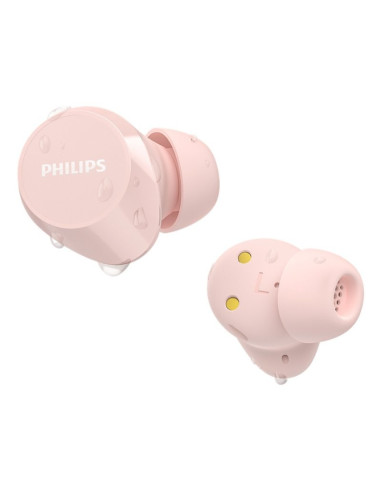 AURICULARES + MICROFONO PHILIPS TAT1209PK WIRELESS 6H ROSE
