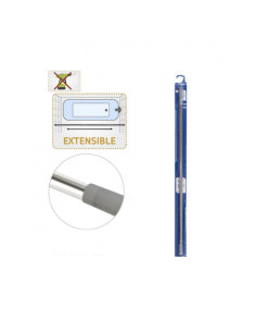 BARRA EXTENSIBLE BAÑO ACERO INOX 22MM 110-200 HBS