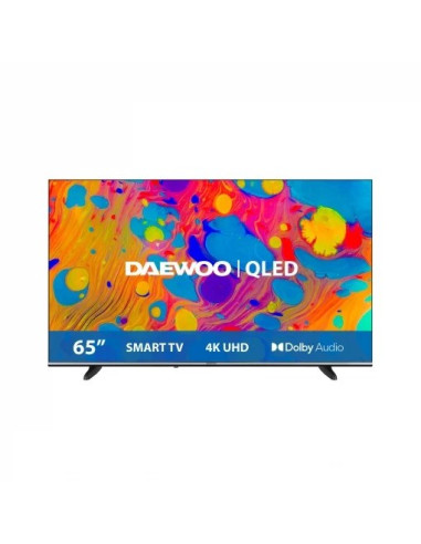 TELEVISOR DAEWOO 65 QLED 4K USB SMART TV ANDROID WIFI BLUETOOTH DOLBY VISION HDR10