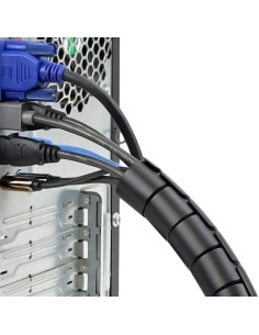 ORGANIZADOR DE CABLE AISENS 25MM 1M BLACK 2