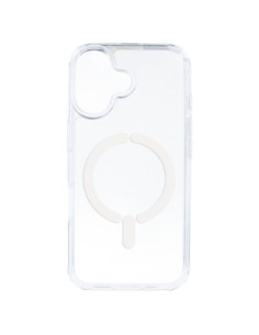 FUNDA PARA IPHONE 16 PLUS TRANSPARENTE MAGSAFE