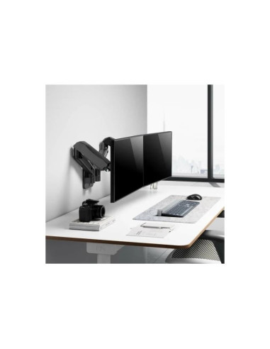 SOPORTE PARED MONITOR AISENS 2 BRAZOS 17-32 9KG BLACK