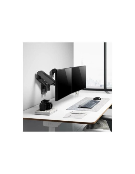SOPORTE PARED MONITOR AISENS 2 BRAZOS 17-32 9KG BLACK