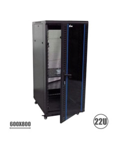 RACK 19\" 22U 600X800 PERFORADO CROMAD