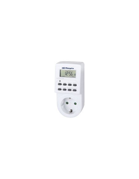 TEMPORIZADOR ORBEGOZO PG 20 POTENCIA MAX 3600W PROGRAMADOR DIARIO INTERVALOS 1 MIN BLANCO 16275