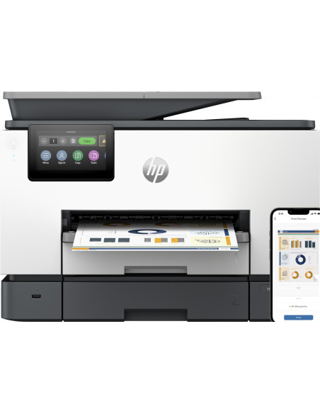 HP OfficeJet Pro Impresora multifunción 9130b, Color, Impresora para