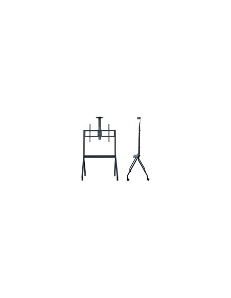 TooQ iStar Soporte de Suelo con Ruedas para Pantallas 55"- 100", Negro