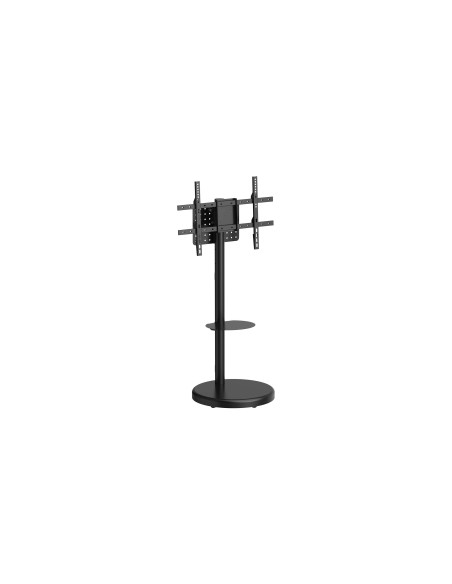AISENS Soporte de suelo con rueda, bandeja para DVD para monitor/TV