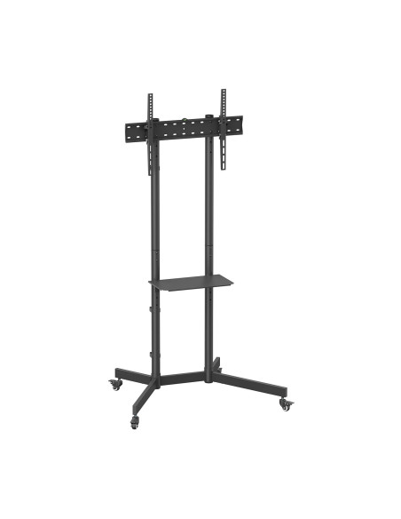 AISENS Soporte De Suelo Eco Con Rueda, Bandeja Para DVD Para